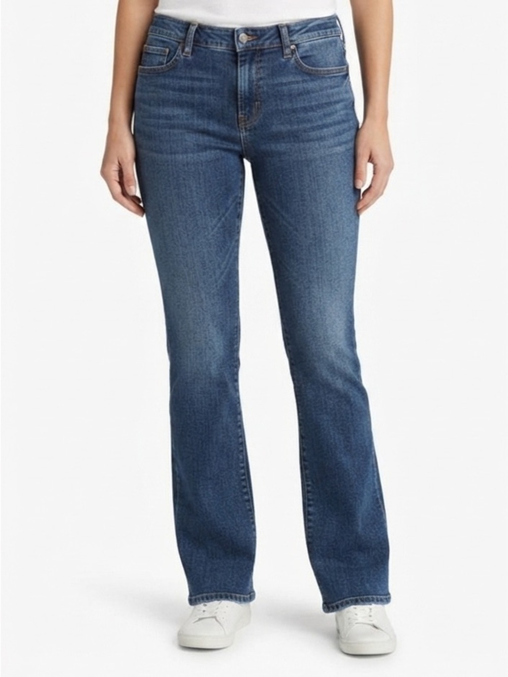 Loft Classic Mid Wash Women's Jeans - Blue Size 12